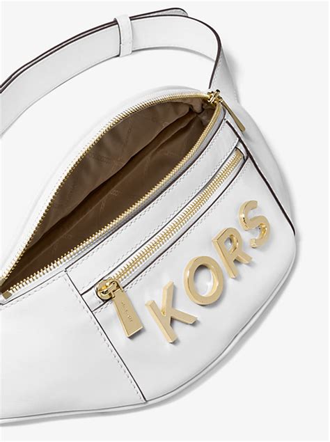 michael michael kors medium embellished leather belt bag|Michael Kors belt bag sale.